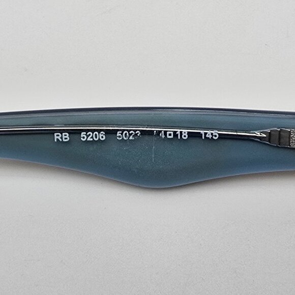 Ray-Ban RB5206 5023 Polished Tortoise on TR Azure Eyeglasses Frame w/ Flexhinge - Picture 7 of 12